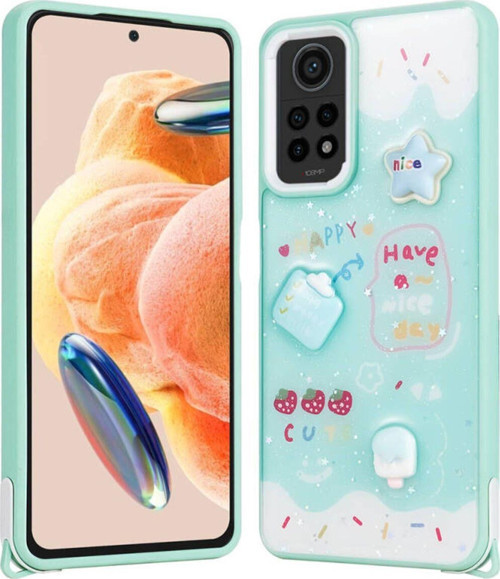 Redmi Note 12 Pro 4G Figürlü Ve Desenli Şık Cevze Premium Kılıf