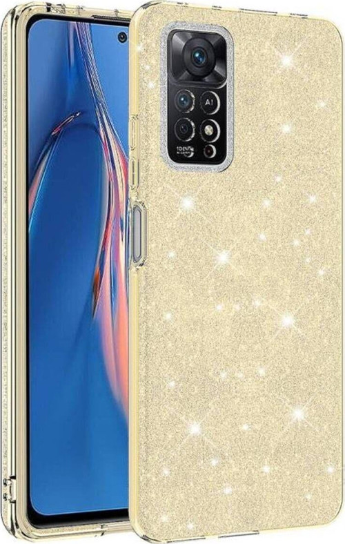 Redmi Note 12 Pro 4G Simli Ve Parlak Şık Shining Premium Silikon Kılıf