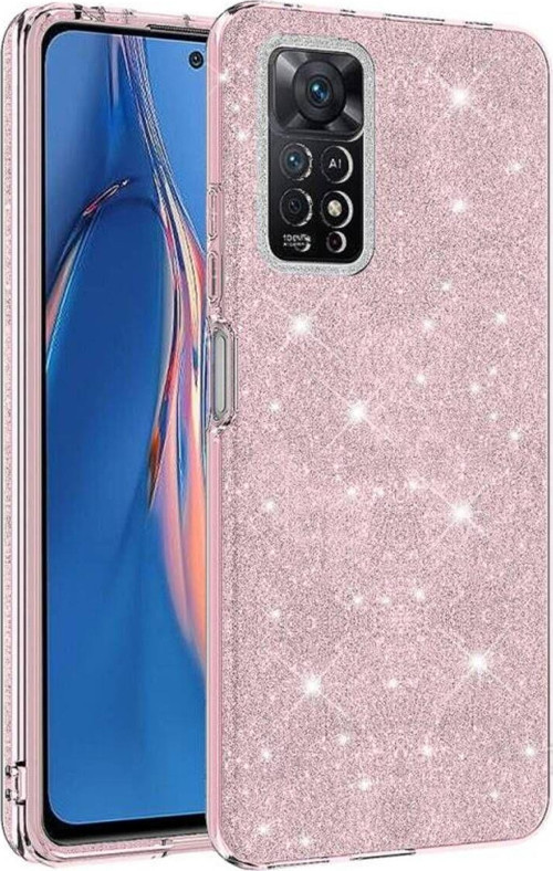 Redmi Note 12 Pro 4G Simli Ve Parlak Şık Shining Premium Silikon Kılıf