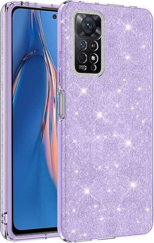 Redmi Note 12 Pro 4G Simli Ve Parlak Şık Shining Premium Silikon Kılıf