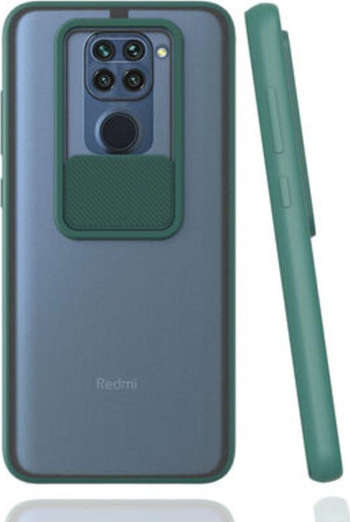 Redmi Note 9 Kamera Koruma Sürgülü Şık Pena Silikon Kılıf
