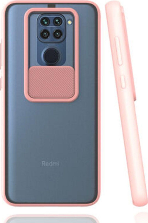 Redmi Note 9 Kamera Koruma Sürgülü Şık Pena Silikon Kılıf