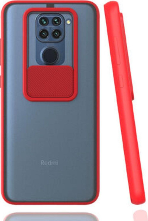 Redmi Note 9 Kamera Koruma Sürgülü Şık Pena Silikon Kılıf