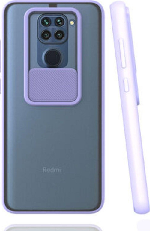 Redmi Note 9 Kamera Koruma Sürgülü Şık Pena Silikon Kılıf