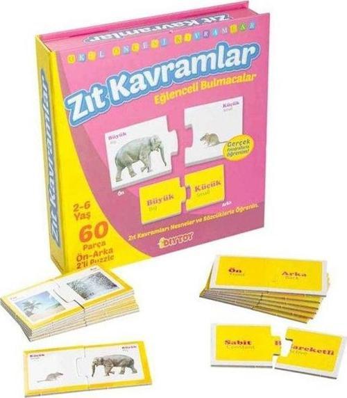 Eğlenceli Zıt Kavramlar Eğitici Oyun