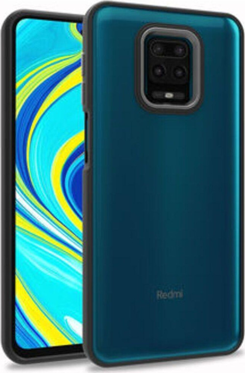 Redmi Note 9S Şık Görünümlü Ve Arkası Şeffaf Flora Premium Kılıf