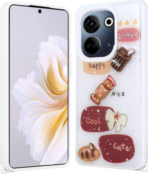 Tecno Camon 20 Pro 4G Figürlü Ve Desenli Şık Cevze Premium Kılıf