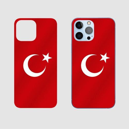 Realme 7 Türk Bayrağı Arka Kaplama