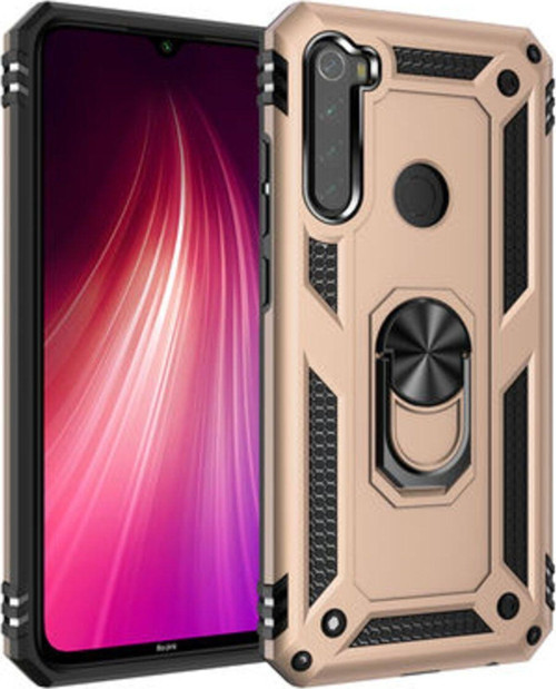 Redmi Note 8 Çift Katmanlı Ve Yüzüklü Tam Koruma Vega Premium Kılıf