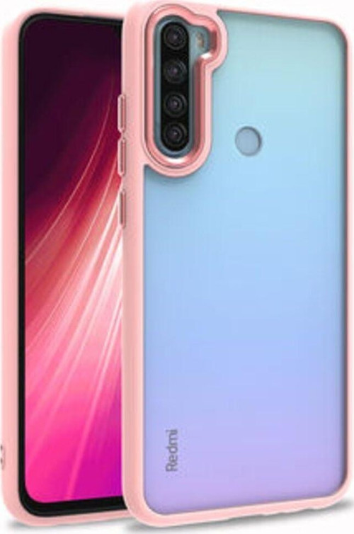 Redmi Note 8 Şık Görünümlü Ve Arkası Şeffaf Flora Premium Kılıf