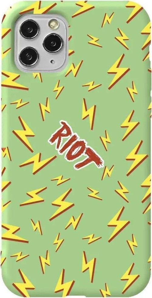İphone 11 Pro Açık Yeşil Renkli Silikon Telefon Kılıfı - Riot