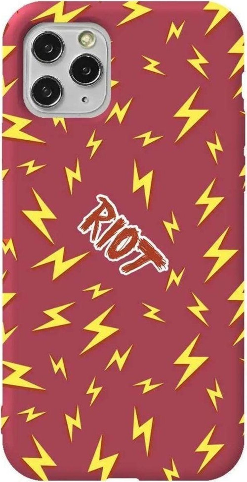 İphone 11 Pro Bordo Renkli Silikon Telefon Kılıfı - Riot