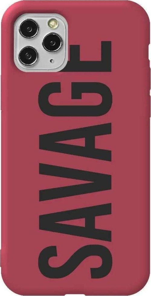 İphone 11 Pro Bordo Renkli Silikon Telefon Kılıfı - Savage