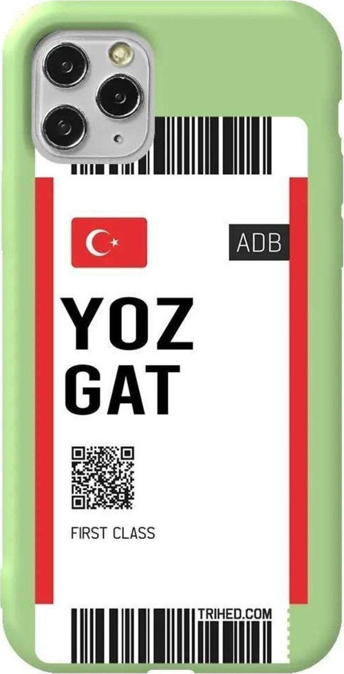 İphone 11 Pro Max Açik Yesil Renkli Silikon Telefon Kılıfı - Yozgat Bileti
