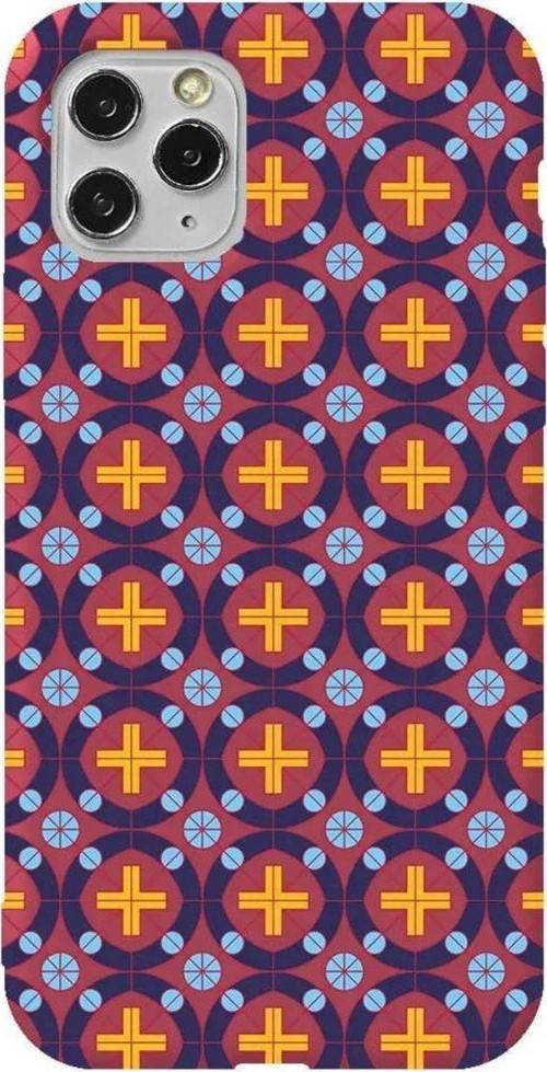 İphone 11 Pro Max Bordo Renkli Silikon Telefon Kılıfı - Ottomans Tiles