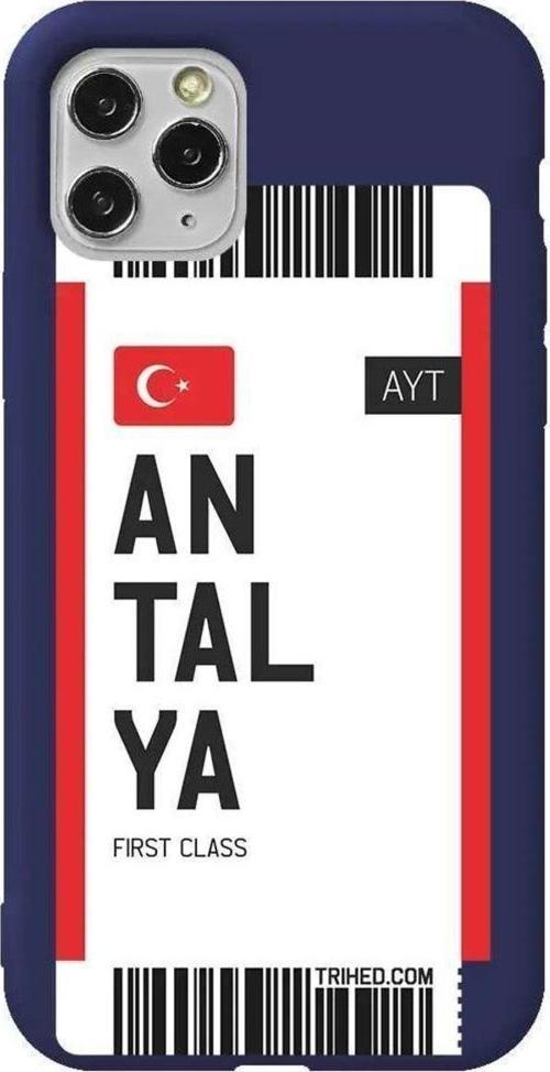 İphone 11 Pro Max Lacivert Renkli Silikon Telefon Kılıfı - Antalya Bileti