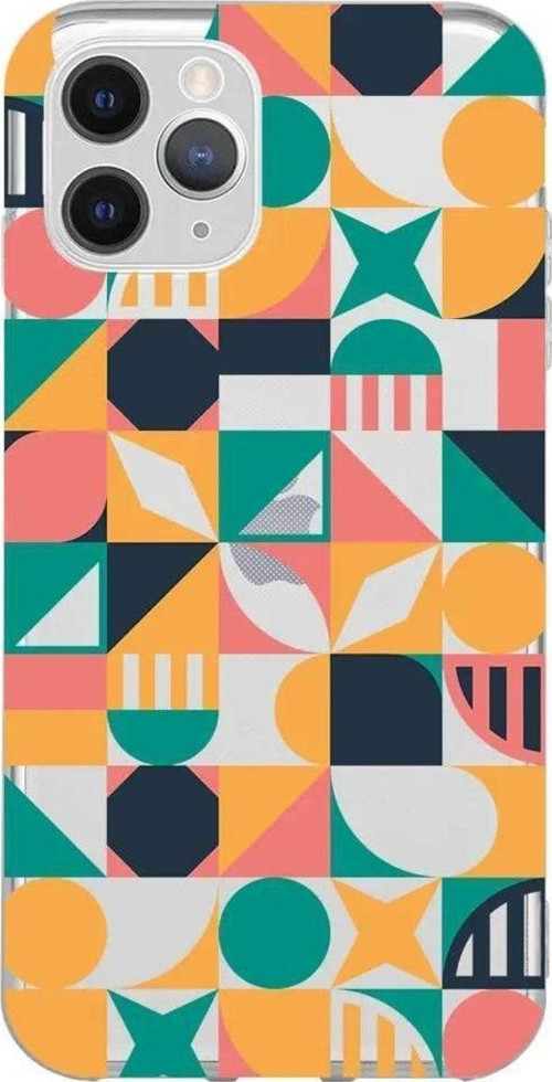 İphone 11 Pro Max Seffaf Telefon Kılıfı - Abstract Leopar 2