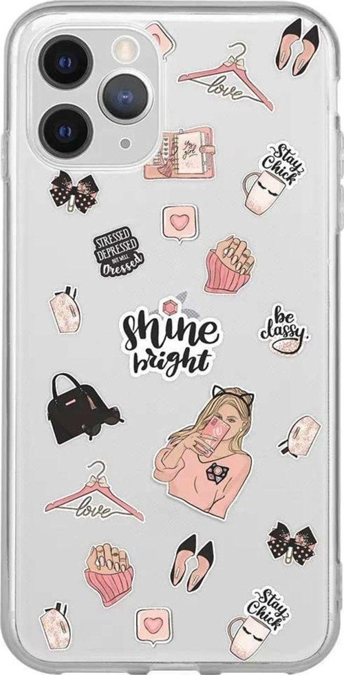 İphone 11 Pro Max Seffaf Telefon Kılıfı - Shine Bright