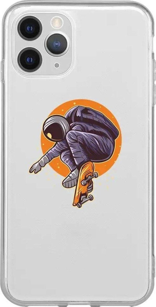 İphone 11 Pro Max Seffaf Telefon Kılıfı - Astronot 2