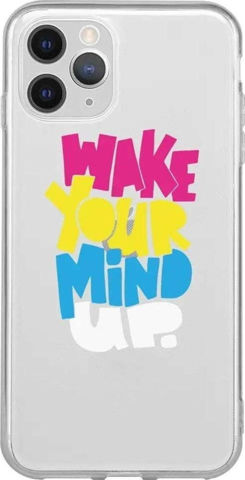İphone 11 Pro Max Seffaf Telefon Kılıfı - Wake Your Mind Up