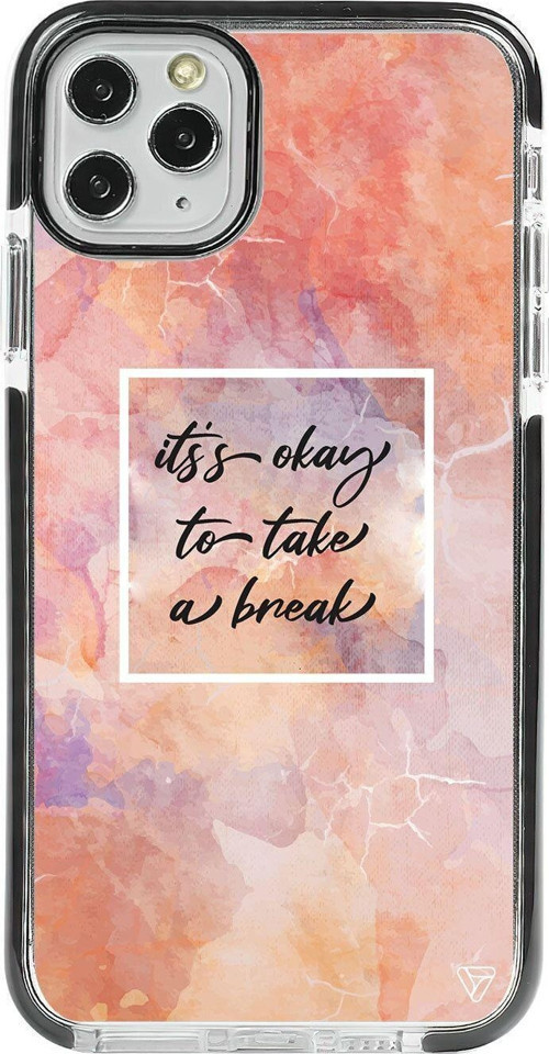 İphone 11 Pro Max Siyah Impact Take A Break Premium Telefon Kılıfı