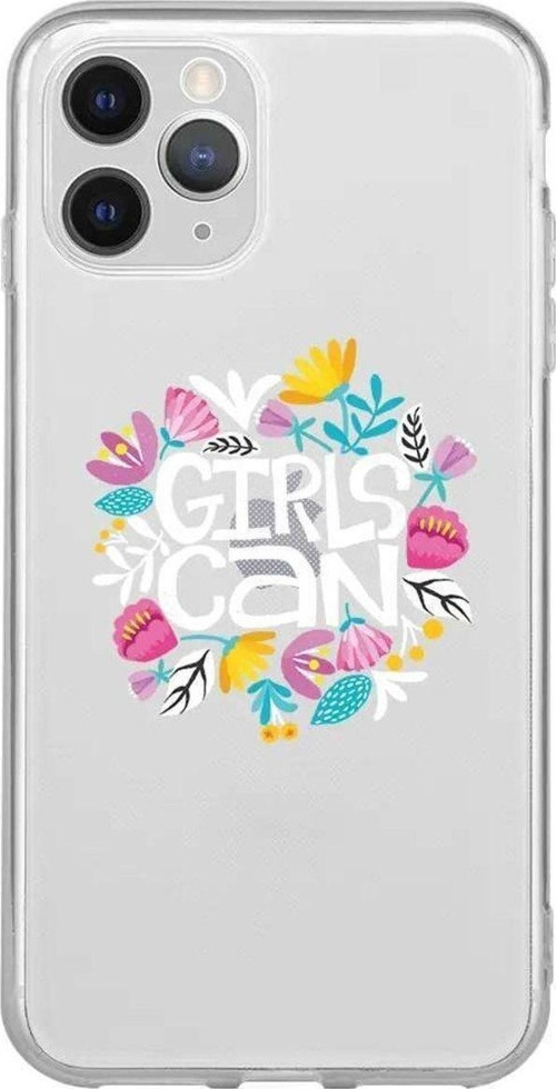 İphone 11 Pro Max Seffaf Telefon Kılıfı - Girls Can