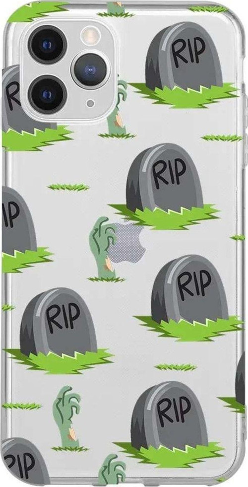İphone 11 Pro Max Seffaf Telefon Kılıfı - Hallowen Rip