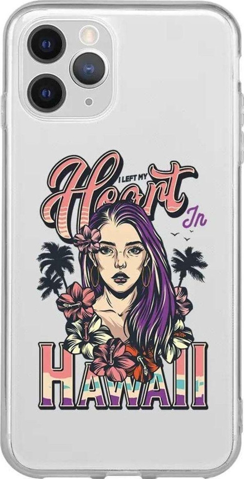 İphone 11 Pro Max Seffaf Telefon Kılıfı - Hawai