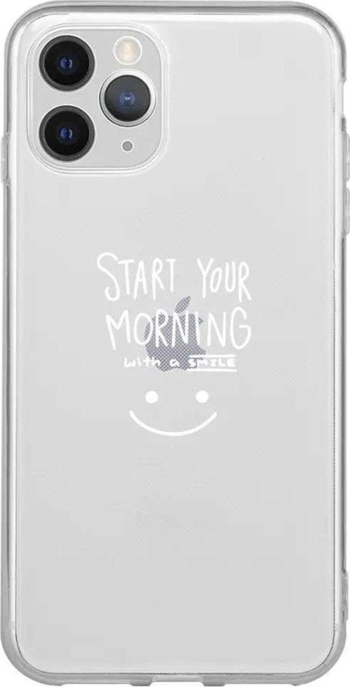 İphone 11 Pro Max Seffaf Telefon Kılıfı - Morning