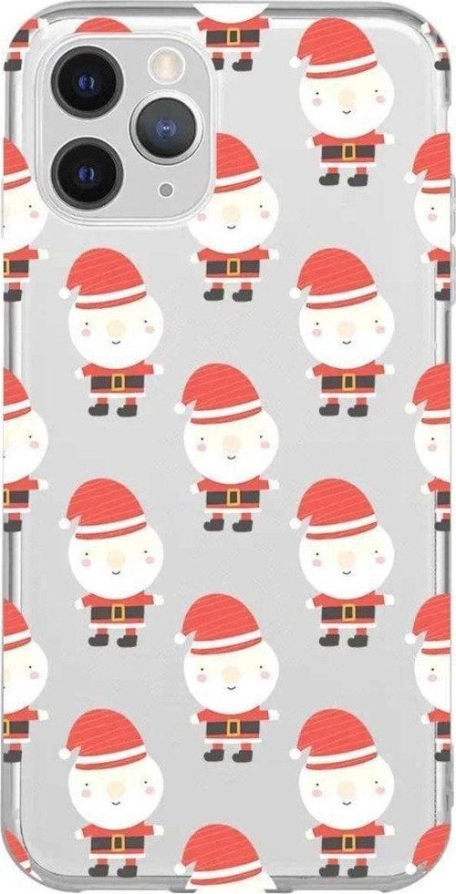 İphone 11 Pro Seffaf Telefon Kılıfı - Cartoon Claus