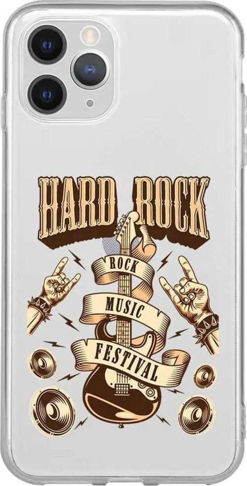 İphone 11 Pro Seffaf Telefon Kılıfı - Hard Rock