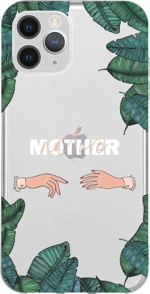 İphone 11 Pro Seffaf Telefon Kılıfı - Nature Mother
