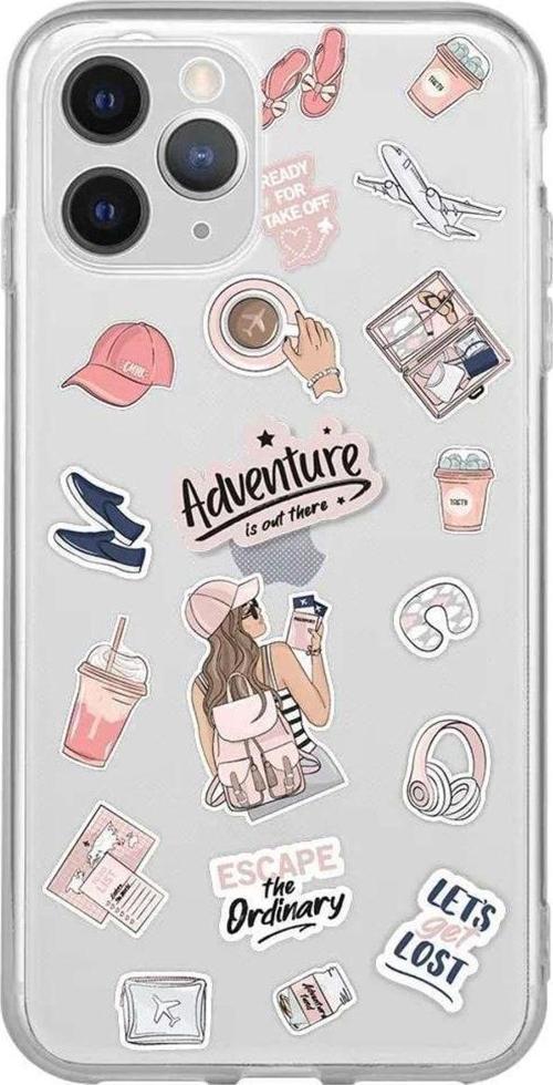 İphone 11 Pro Seffaf Telefon Kılıfı - Adventure