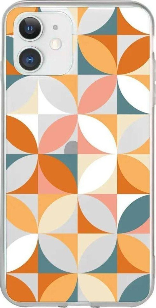 iPhone 11 Seffaf Telefon Kılıfı - Abstract Desen 6