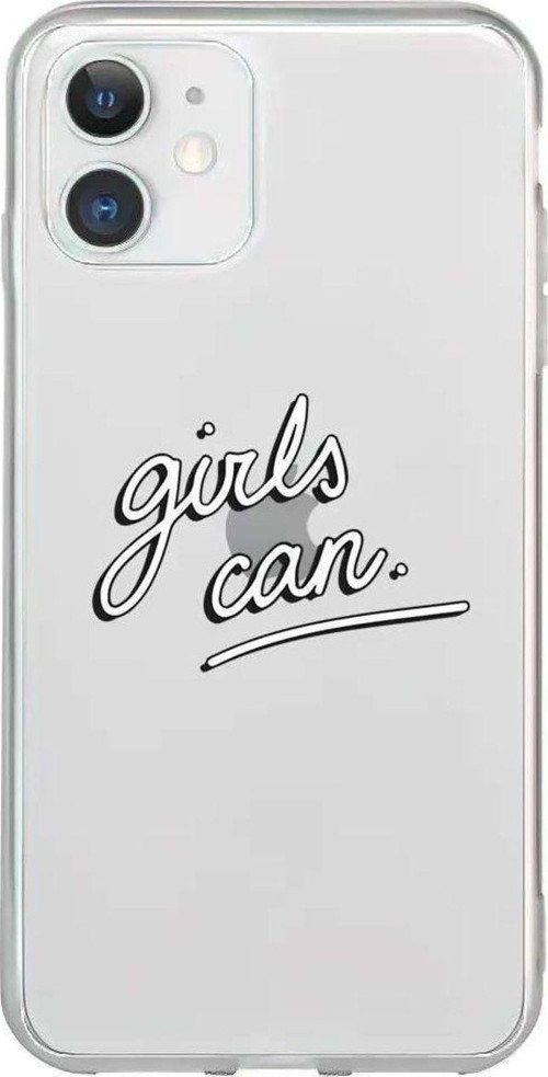 iPhone 11 Seffaf Telefon Kılıfı - Girls Can!