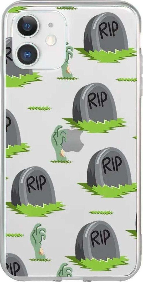 iPhone 11 Seffaf Telefon Kılıfı - Hallowen Rip