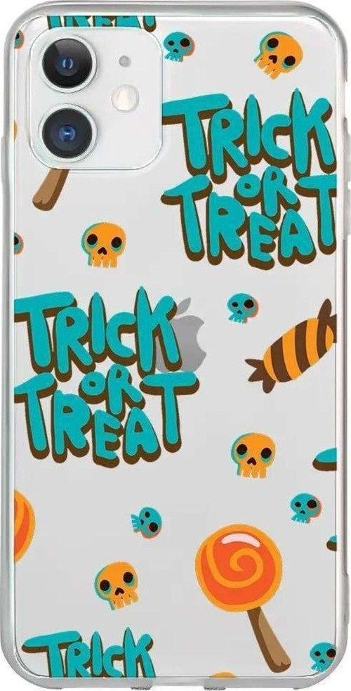 iPhone 11 Seffaf Telefon Kılıfı - Hypnotic Trick Or Treat