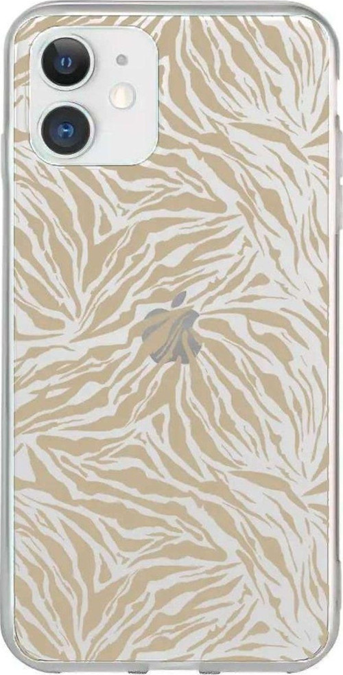 iPhone 11 Seffaf Telefon Kılıfı - Leopar Deseni
