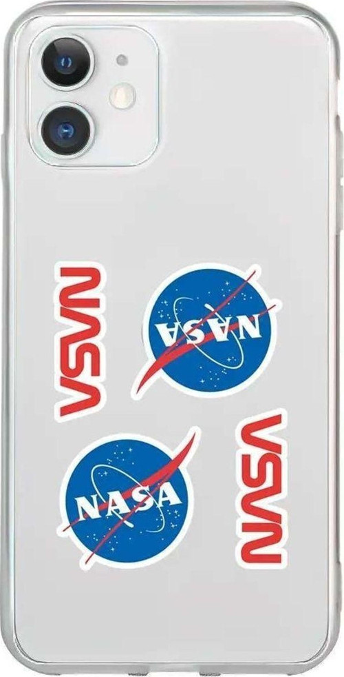 iPhone 11 Seffaf Telefon Kılıfı - Space Station