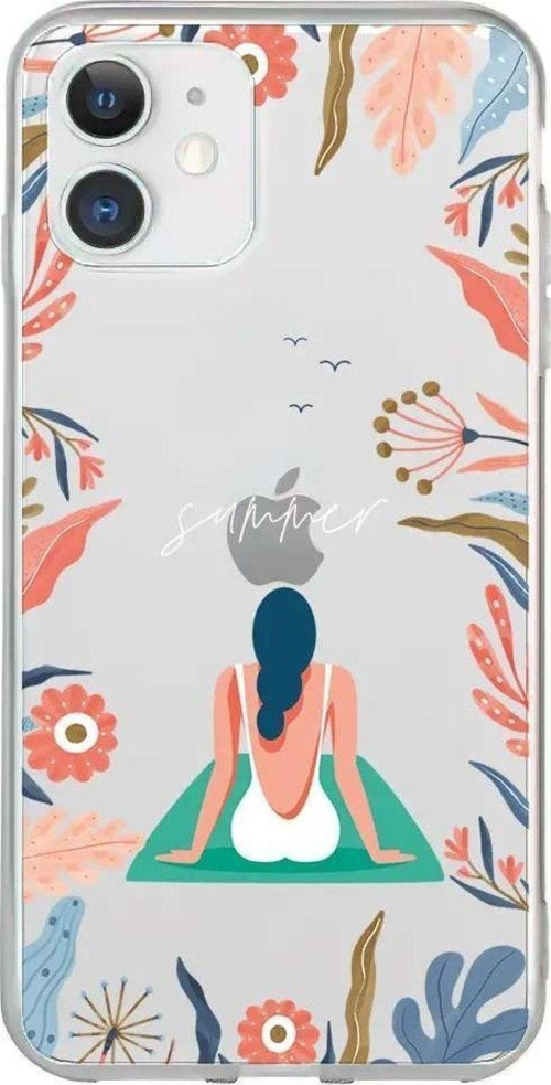 iPhone 11 Seffaf Telefon Kılıfı - Summer Vacation