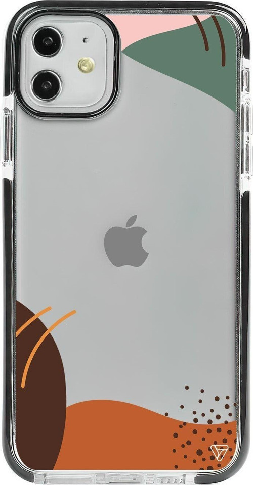iPhone 11 Siyah Impact Sade Şekil 3 Premium Telefon Kılıfı