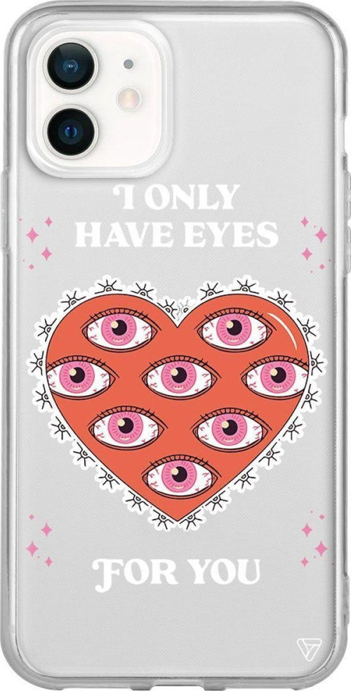 İphone 12 Mini Seffaf Telefon Kılıfı - Only Have Eyes