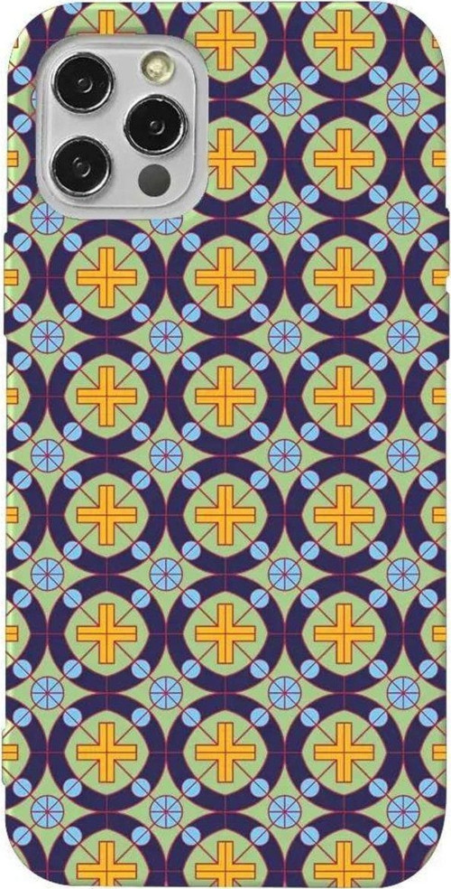 İphone 12 Pro Max Açık Yeşil Renkli Silikon Telefon Kılıfı - Ottomans Tiles