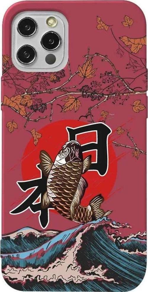 İphone 12 Pro Max Bordo Renkli Silikon Telefon Kılıfı - Japonya