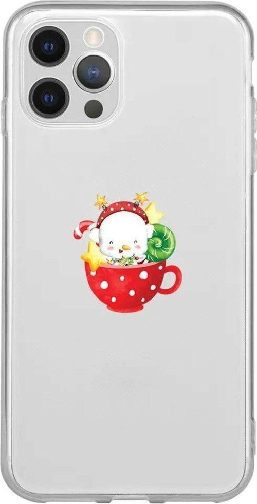 İphone 12 Pro Seffaf Telefon Kılıfı - A Cup Of Xmas 2