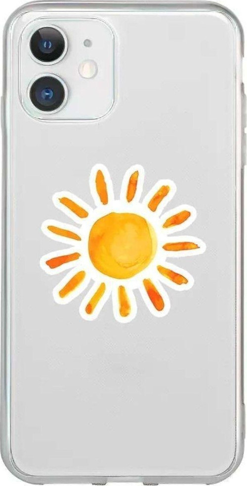iPhone 12 Seffaf Telefon Kılıfı - Günes