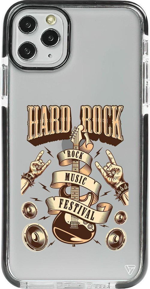 İphone 11 Pro Siyah Impact Hard Rock Premium Telefon Kılıfı