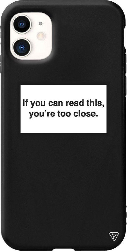 iPhone 11 Siyah Renkli Silikon Too Close Telefon Kılıfı