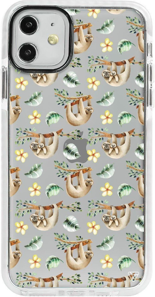 iPhone 11 Uyumlu Beyaz Impact Tropik Koala Premium Telefon Kılıfı