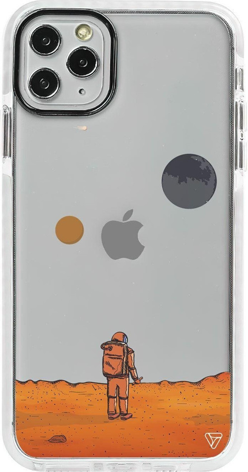 İphone 11 Pro Max Beyaz Impact Mars Premium Telefon Kılıfı
